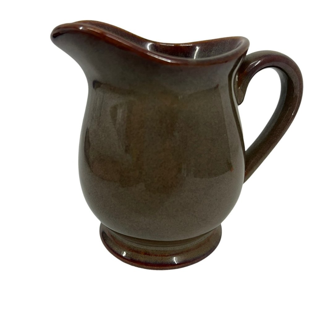 JCPenney Variations Granite Brown Creamer Jug Pitcher